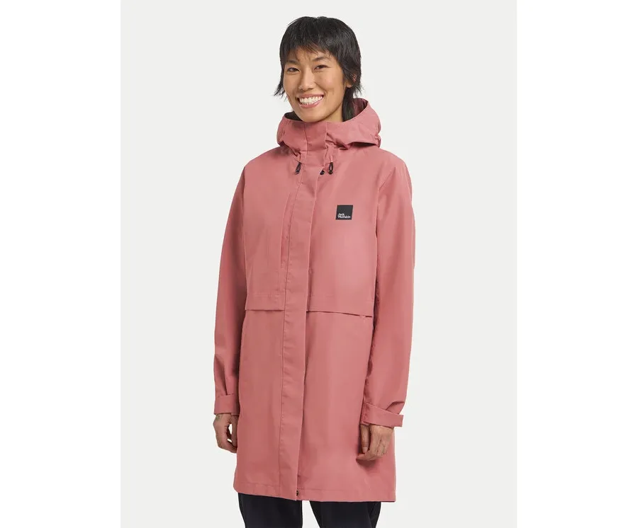 obrazek 1 Jack Wolfskin Parka Terraview 2l A63830 Różowy Regular Fit