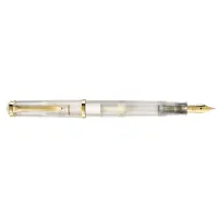 Picture Stylish Pelikan Classic M200 Golden Beryl EF fountain pen