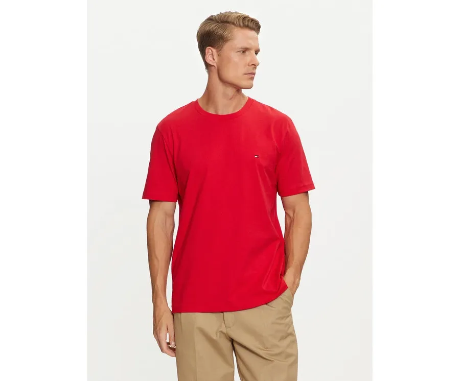 obrazek 1 Tommy Hilfiger T-Shirt Essential MW0MW37267 Czerwony Regular Fit