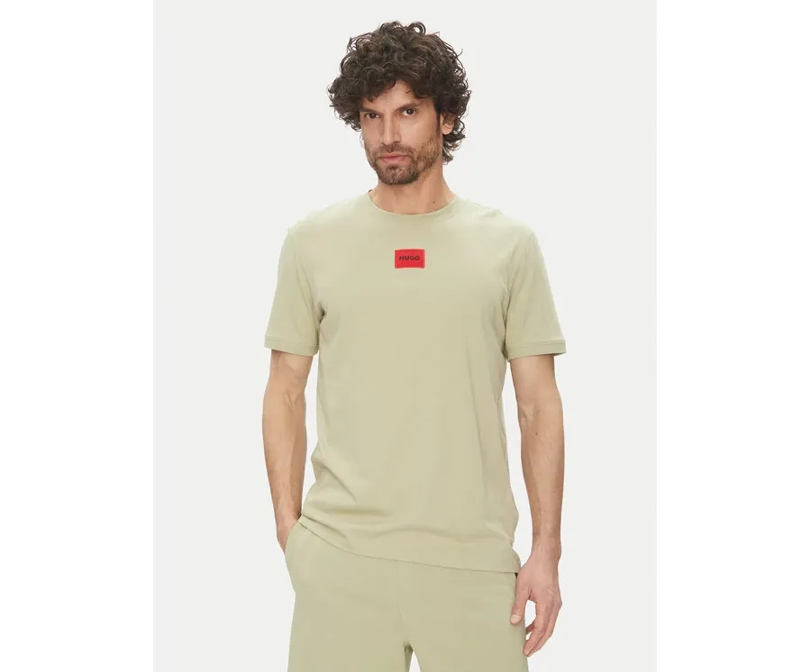 obrazek 1 HUGO T-Shirt Diragolino212 50447978 Zielony Regular Fit