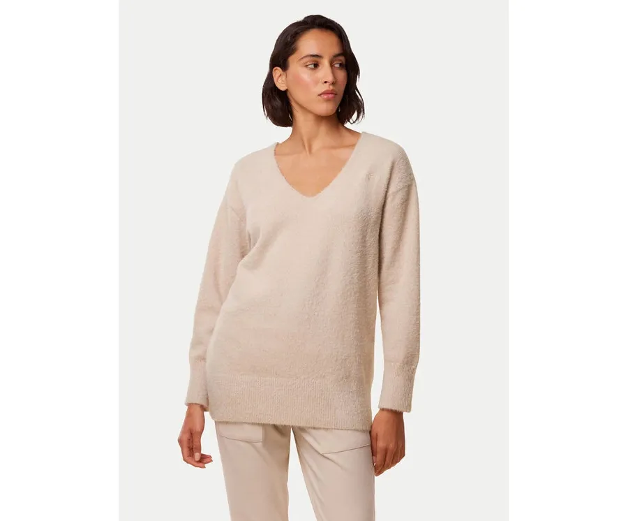 obrazek 1 Triumph Sweter Smart Thermal 10221482 Beżowy Regular Fit