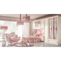 Picture Pink stylish bedroom and room for girls