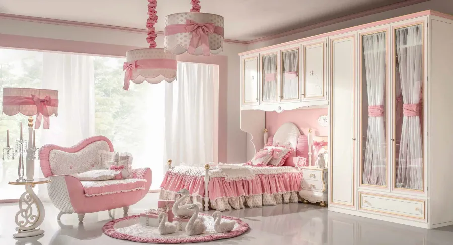 picture 1 Pink stylish bedroom and room for girls