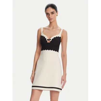 Zdjęcie Elisabetta Franchi Sukienka koktajlowa AB70352E2 Beżowy Regular Fit
