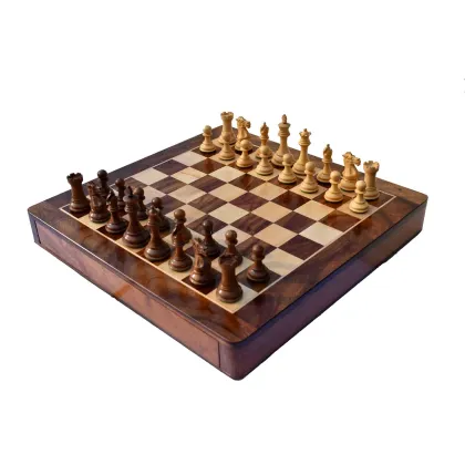 Zdjęcie Ekskluzywny komplet szachowy z szufladą - The Chess Empire