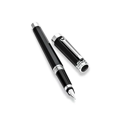 Zdjęcie NeroUno Black Resin Fountain Pen Montegrappa