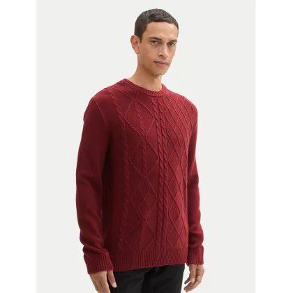 Zdjęcie Tom Tailor Sweter 1043343 Czerwony Regular Fit