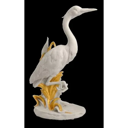 Zdjęcie Porcelanowa figurka czapli