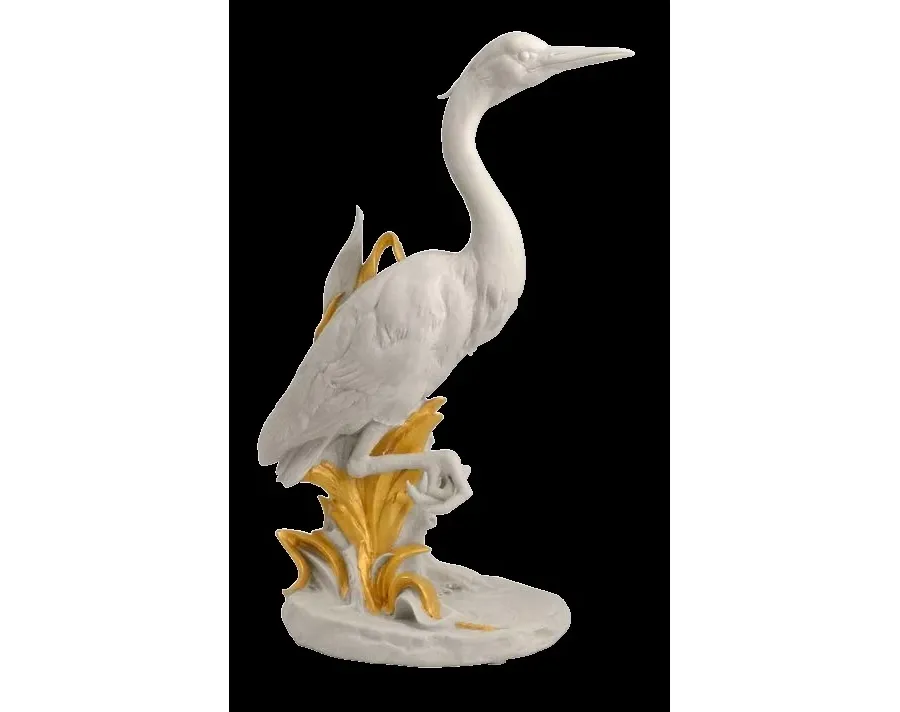 obrazek 1 Porcelanowa figurka czapli
