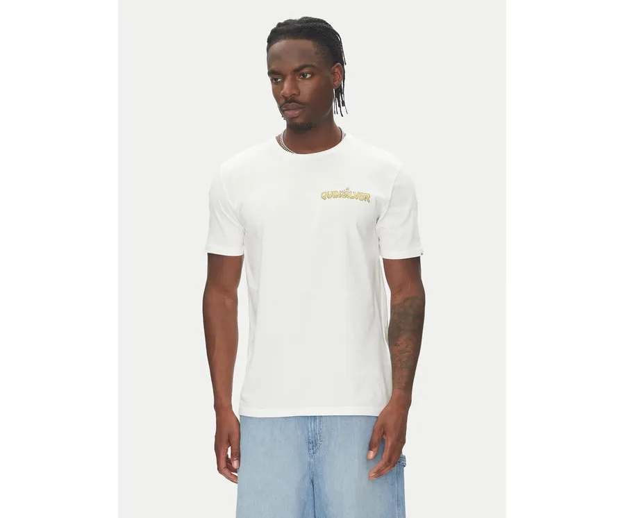 obrazek 1 Quiksilver T-Shirt Ev Disconnect Effects EQYZT08049 Biały Regular Fit