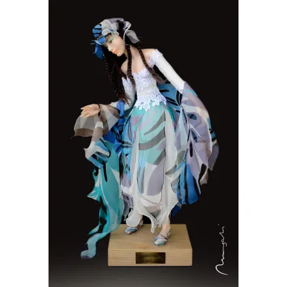 Picture Justyna - hand-made figurine of Anna Żurawska