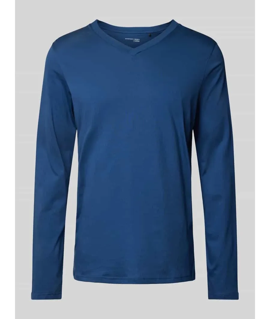 obrazek 1 Bluzka z długim rękawem z dekoltem w serek