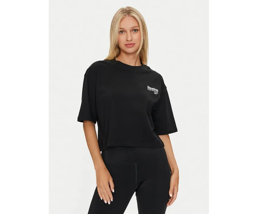 obrazek 1 Reebok T-Shirt Rie Tee 100075953 Czarny Regular Fit