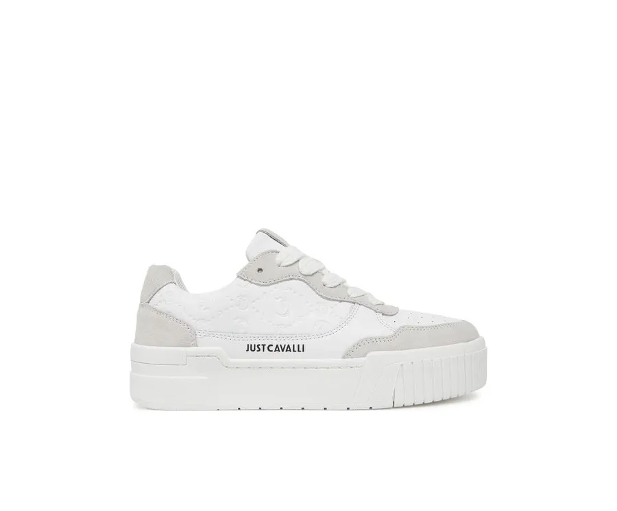 obrazek 1 Just Cavalli Sneakersy 78RA3ST3 ZPB00 Biały