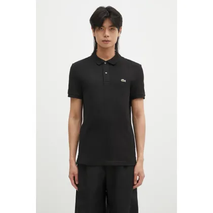 Zdjęcie Lacoste polo bawełniane kolor czarny