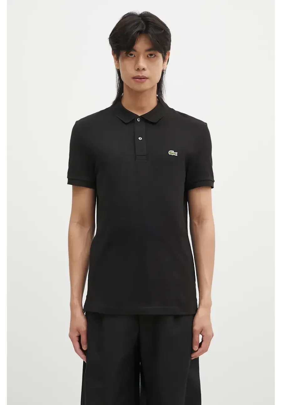 obrazek 1 Lacoste polo bawełniane kolor czarny