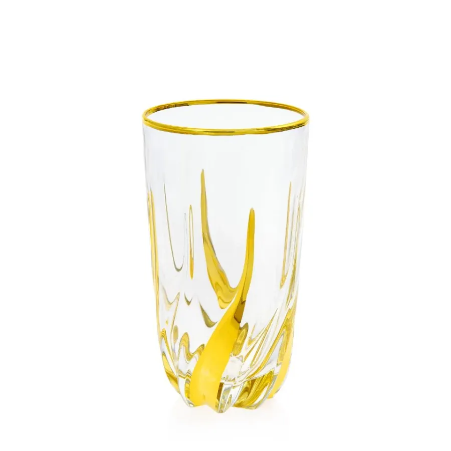 obrazek 1 Stylowy komplet 6 szklanek do drinków wykonanych we Włoszech (470 ml)