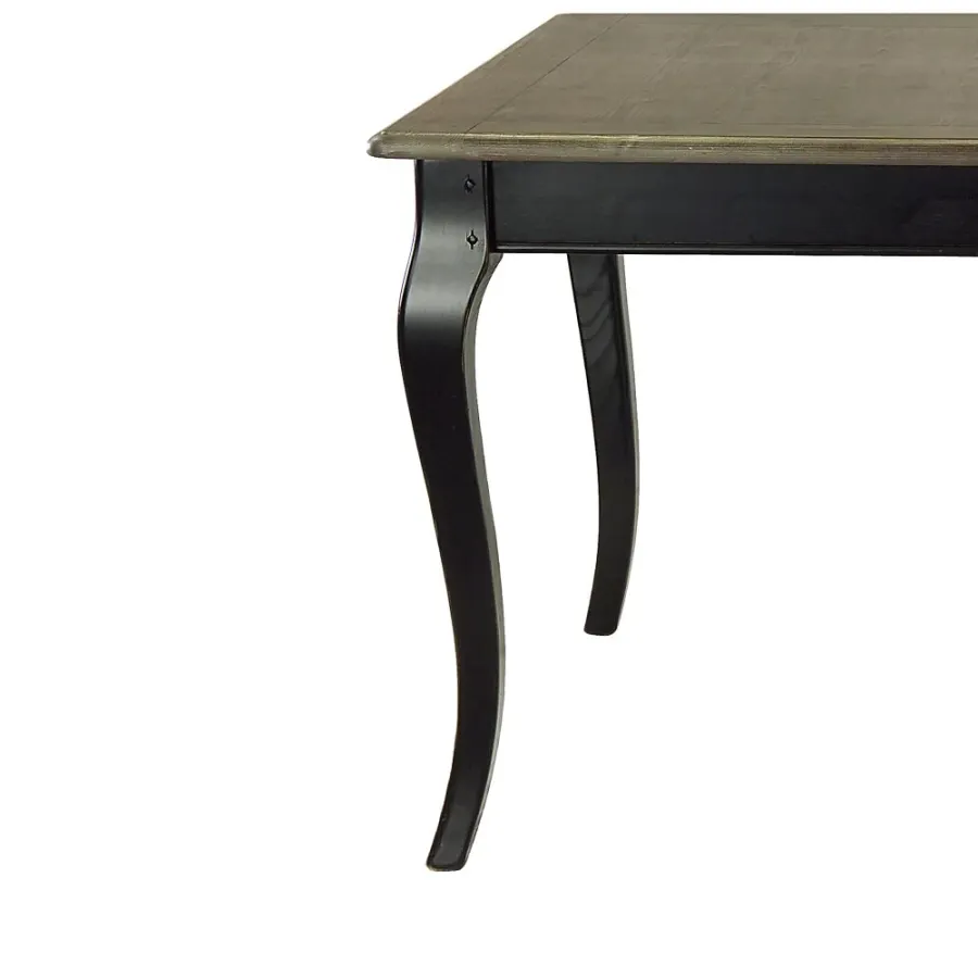 obrazek 2 Piękny rozkładany stół jadalniany z litego drewna H.78xL.220xP.100 cm