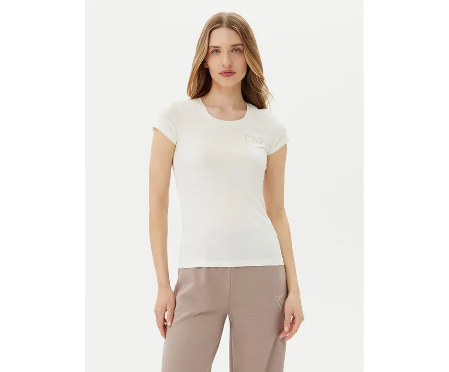 obrazek 1 EA7 Emporio Armani T-Shirt 8NTT65 TJDQZ U0005 Biały Regular Fit