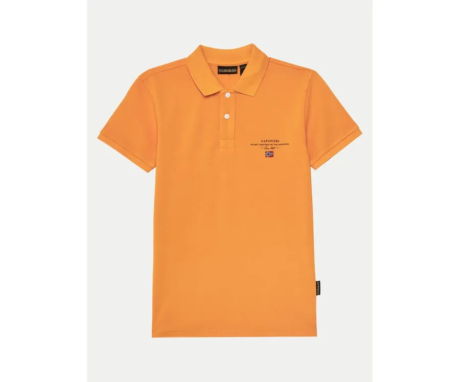 obrazek 1 Napapijri Polo Elbas 5 NP0A4G4NA701 D Pomarańczowy Regular Fit