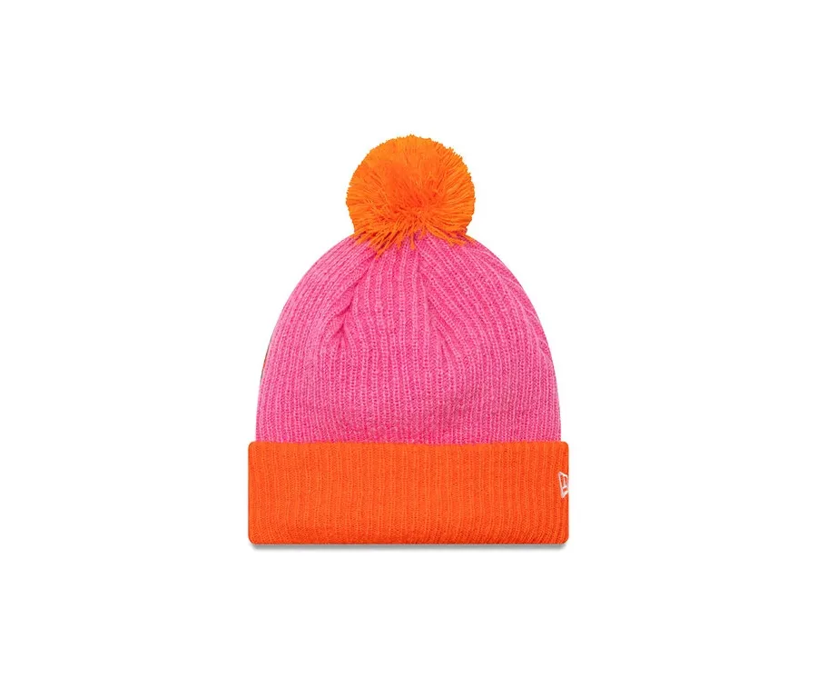 obrazek 1 New Era Czapka Block Pom Bean 60565273 Różowy