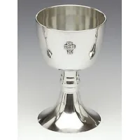 Picture A unique Irish chalice with a Celtic cross made of pewter