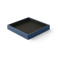 Picture A blue container for office items from an Italian brand