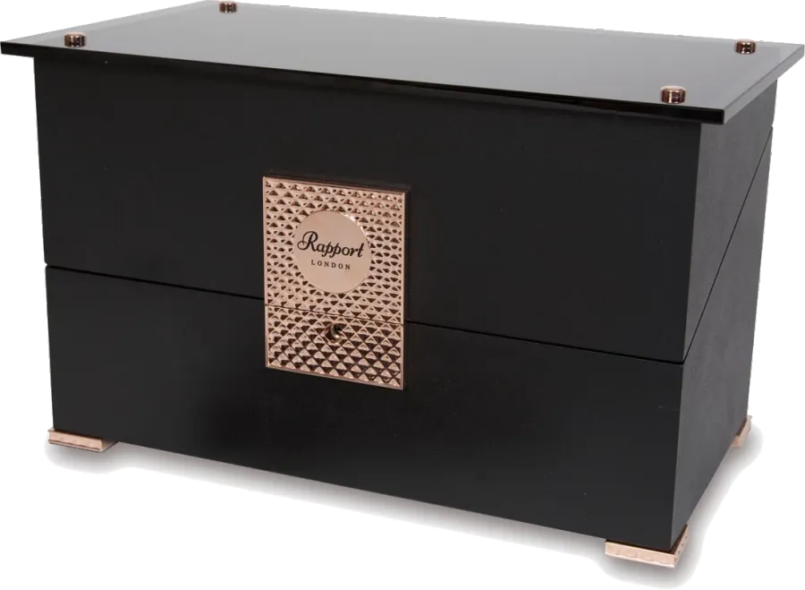 obrazek 3 Rotomat na dwa zegarki Black Rose Duo W332