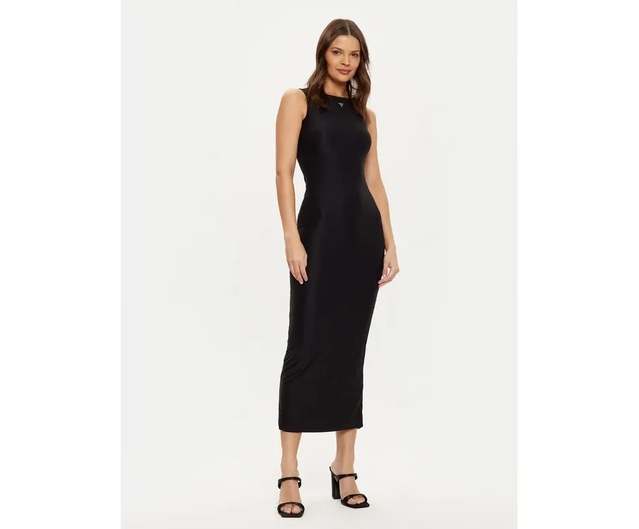 obrazek 1 Guess Sukienka dzianinowa W4YK0J KCDE0 Czarny Slim Fit