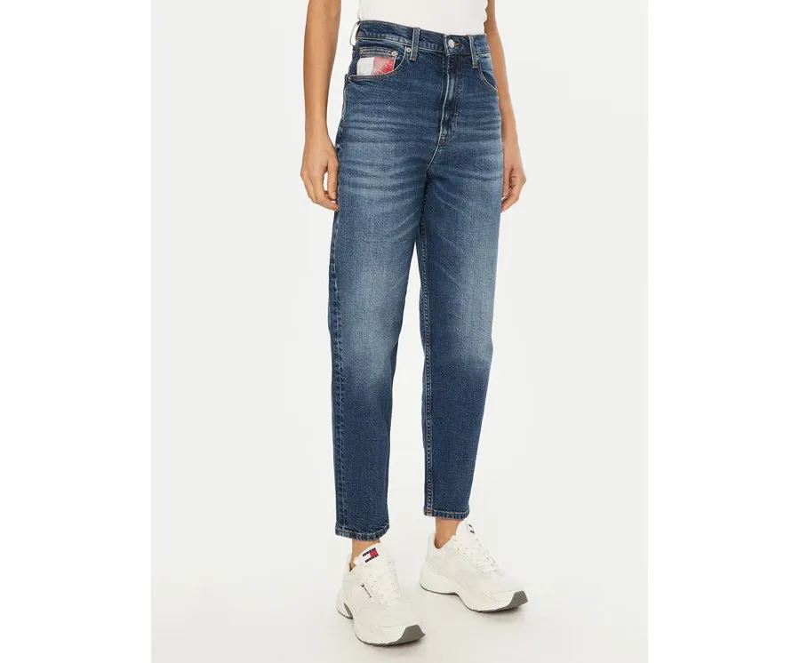obrazek 1 Tommy Jeans Jeansy DW0DW20224 Niebieski Mom Fit