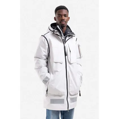 Zdjęcie Helly Hansen kurtka Heritage Survival 3 In 1 Coat męska kolor biały zimowa 53560-823