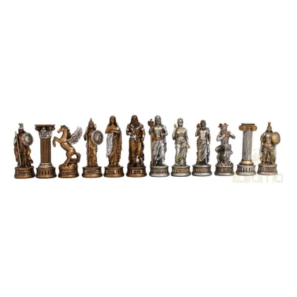 Zdjęcie Unikatowy zestaw figur szachowych z mitologi greckiej i rzymskiej