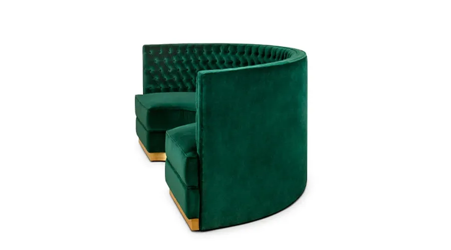 obrazek 3 Zielona okrągła sofa z Portugalii