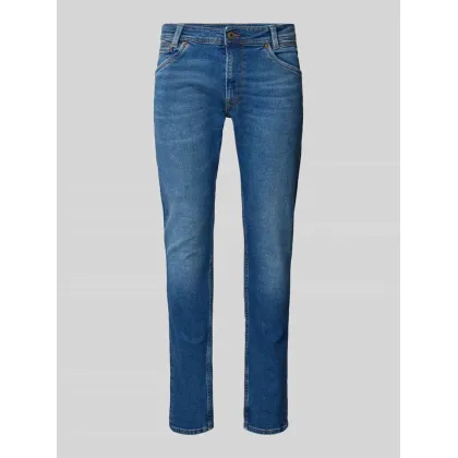 Zdjęcie Jeansy o kroju tapered fit z 5 kieszeniami model ‘SPIKE’