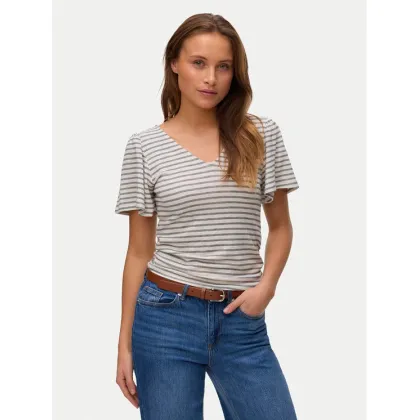 Zdjęcie Vero Moda Bluzka Gina 10325611 Beżowy Regular Fit