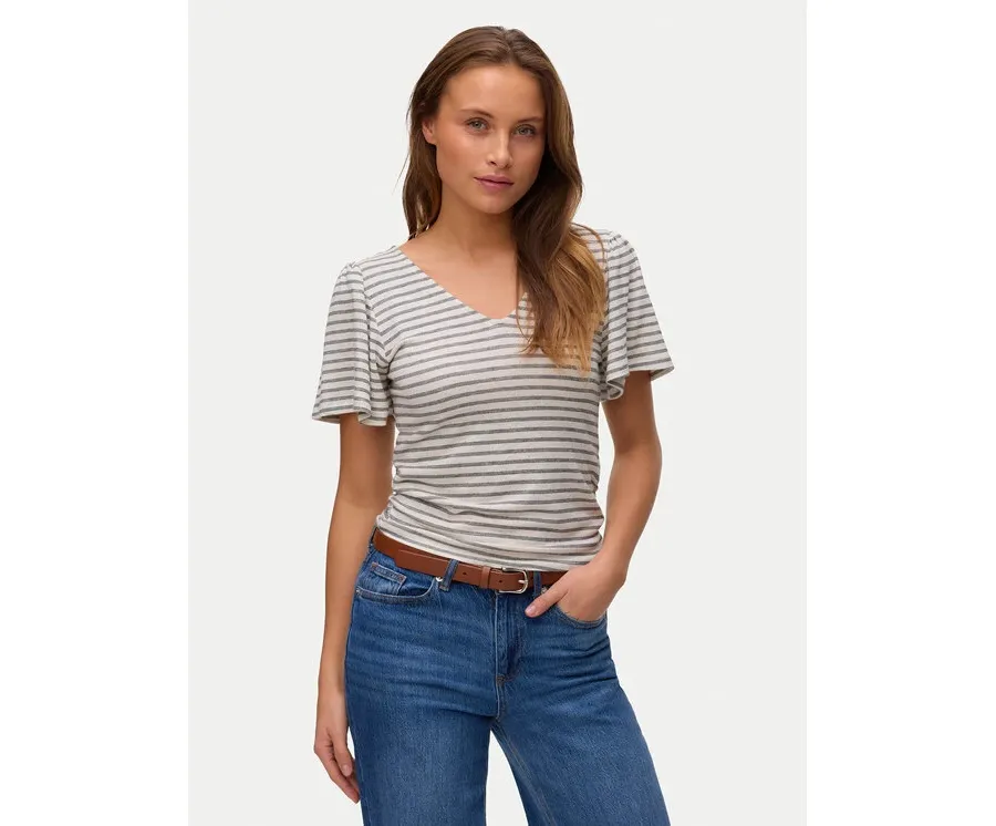 obrazek 1 Vero Moda Bluzka Gina 10325611 Beżowy Regular Fit