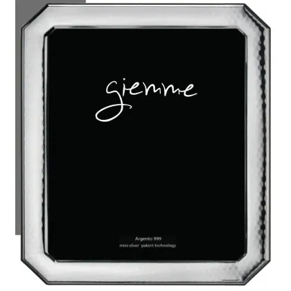 Picture Unique silver photo frame 20x25 cm with beveled corners
