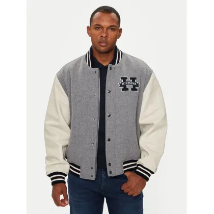 Zdjęcie Tommy Hilfiger Kurtka bomber Varsity MW0MW37032 Szary Regular Fit