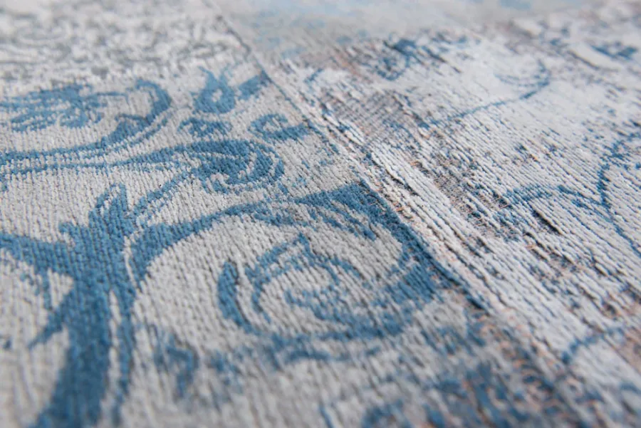 obrazek 2 Prestiżowy niebieski dywan patchwork - BRUGES BLUE 8981