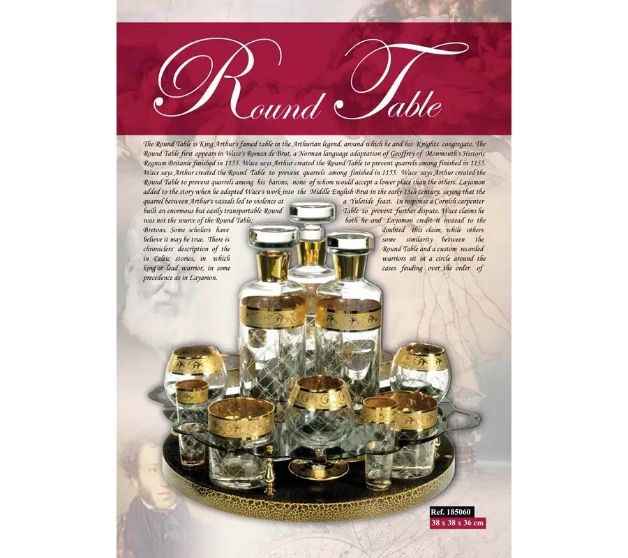 picture 1 Round Table alcohol bar
