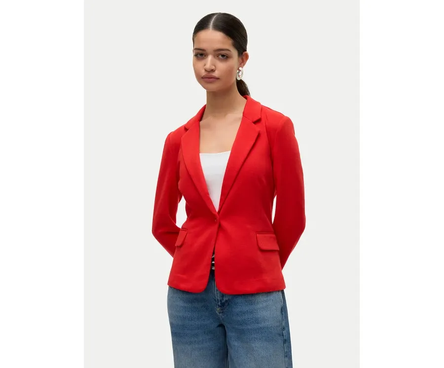 obrazek 1 Vero Moda Marynarka Julia 10154123 Czerwony Regular Fit