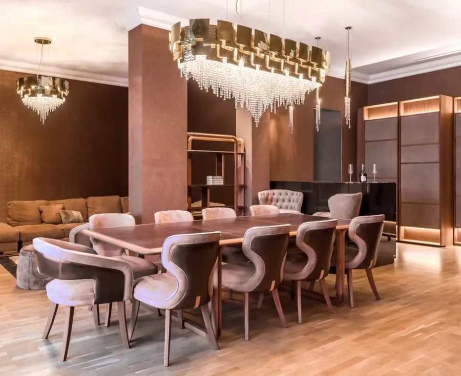 obrazek 4 Wykonany z wysokiej jakości materiałów - żyrandol Mondrian