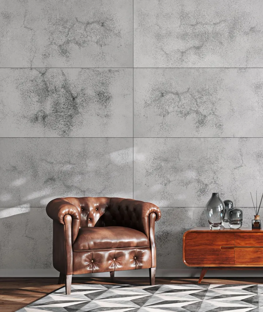 obrazek 1 60x60 cm DS - (jasny popiel, czarne kruszywo) - płyta beton architektoniczny ultralekka