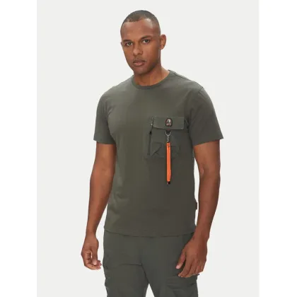 Zdjęcie Parajumpers T-Shirt Mojave 25SMPMTSRE07 Zielony Regular Fit