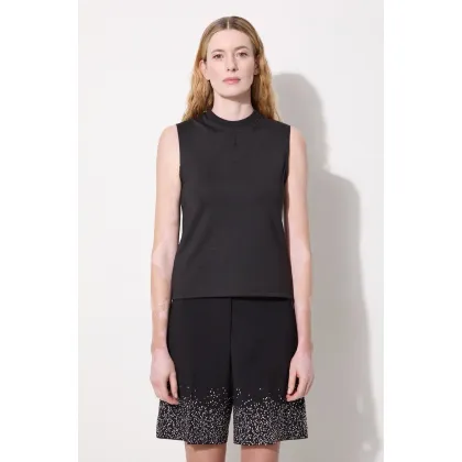 Zdjęcie JW Anderson top Anchor Embroidery Tank Top damski kolor czarny JO0216.PG0999.999