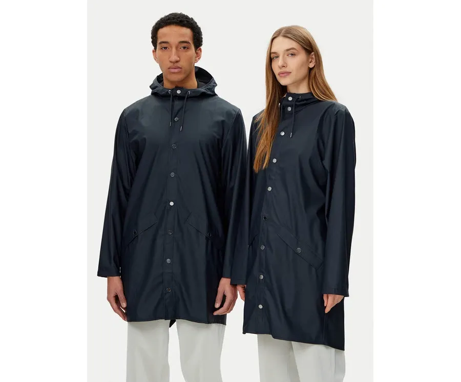 obrazek 1 Rains Kurtka przeciwdeszczowa Unisex 12020 Granatowy Regular Fit