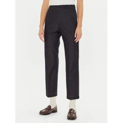 Zdjęcie Max Mara Leisure Spodnie materiałowe Quiete 2426786048600 Granatowy Regular Fit