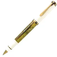Picture Unique Souveran R400 Tortoiseshell White ballpoint pen