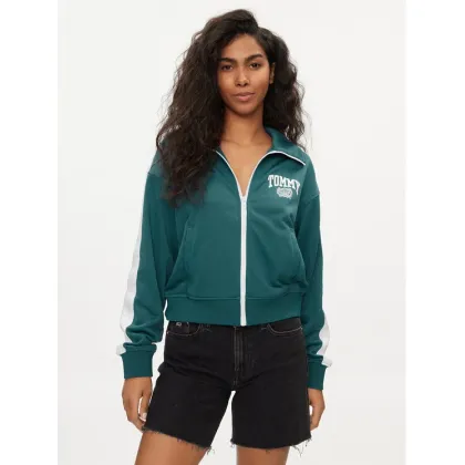 Zdjęcie Tommy Jeans Bluza Varsity DW0DW17783 Zielony Regular Fit