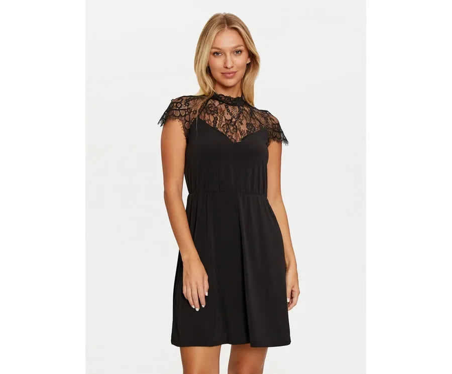 obrazek 1 Vero Moda Sukienka koktajlowa Milla 10319974 Czarny Standard Fit